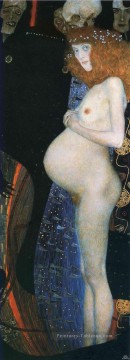 J’espère que Gustav Klimt Peinture à l'huile